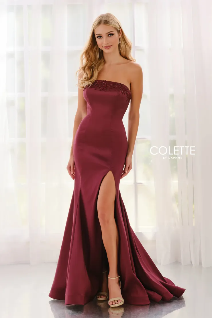 Style CL6191 Colette by Daphne #3 Burgundy frontface vertical picture
