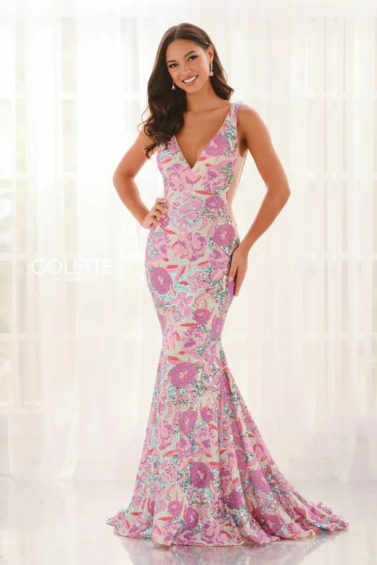 Style CL6209 Colette by Daphne #0 default Pink/Multi frontface vertical picture
