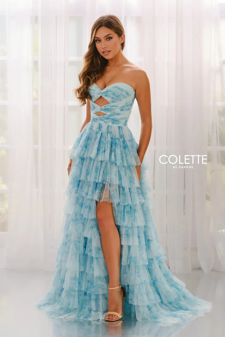 Style CL6217 Colette by Daphne #0 default Turquoise frontface vertical picture