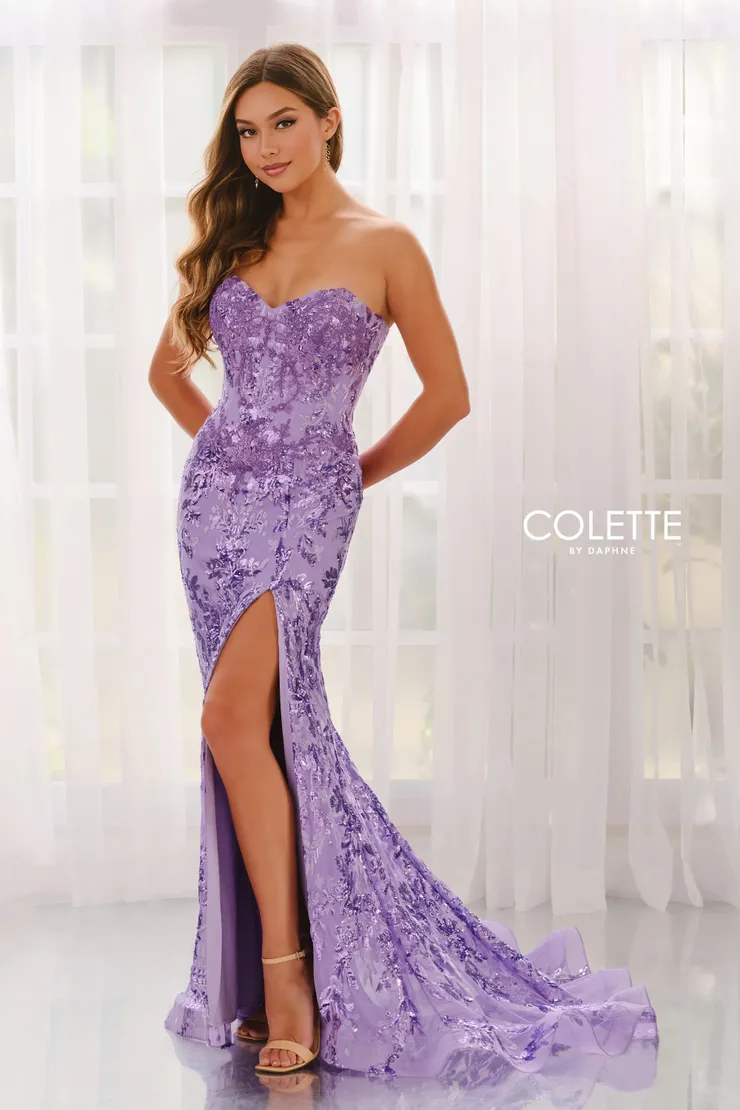 Style CL8440 Colette by Daphne #2 Violet frontface vertical picture