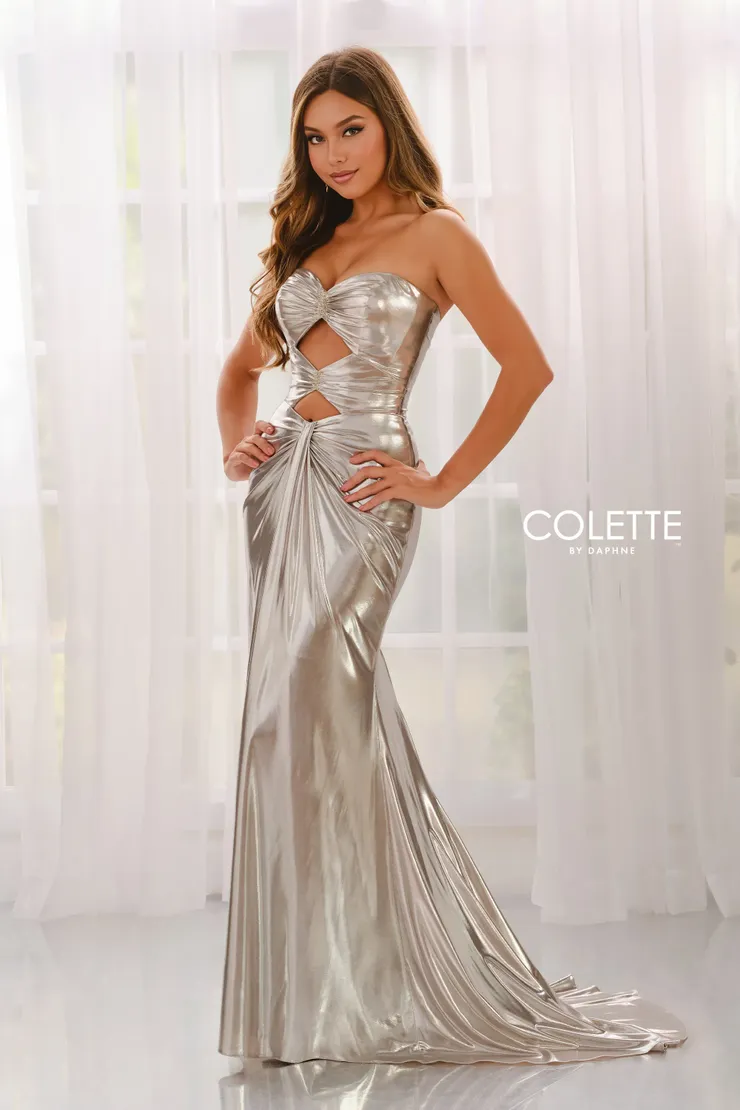 Style CL8545 Colette by Daphne #3 Silver frontface vertical picture