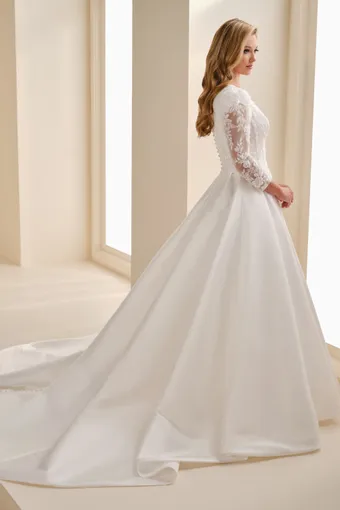 Queen Anne Lace Ball Gown w/ Beaded Detail #MOD343 $2 default backface vertical thumbnail