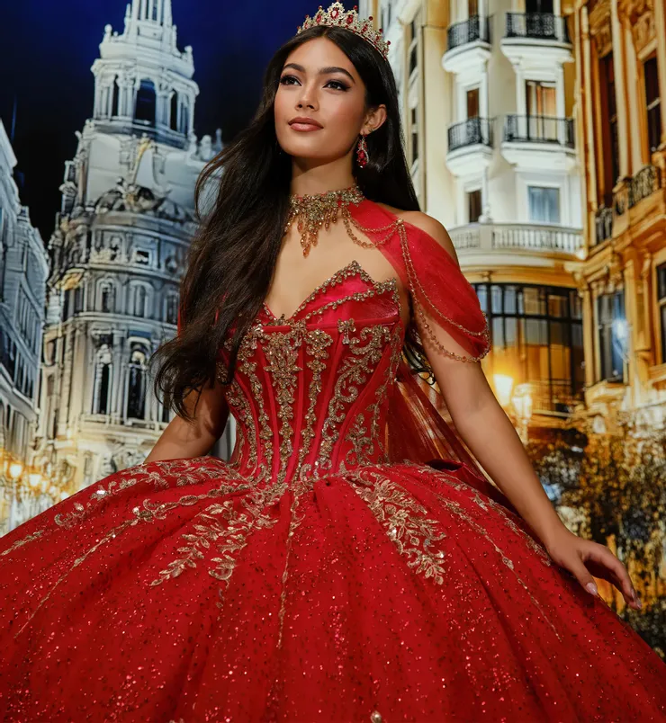 PR30222 #7 Red/Gold frontface vertical cropped picture