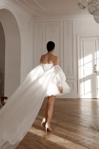 Olivia Bottega Fiorelia Textured Organza #7 backface vertical thumbnail