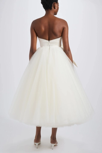 Amsale Little White Dress #LW257 #2 default backface vertical thumbnail