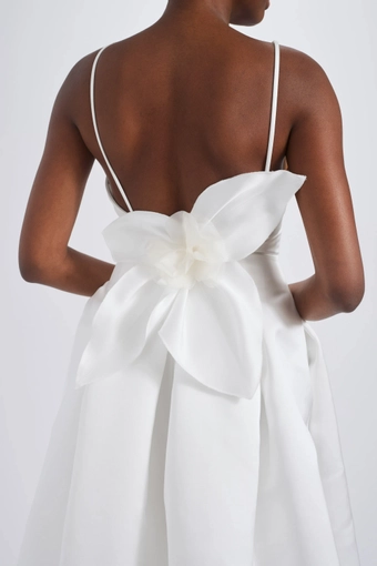 Amsale Little White Dress #LW259 #5 backface vertical cropped thumbnail