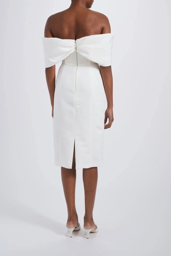 Amsale Little White Dress #LW262 #2 default backface vertical thumbnail