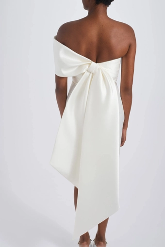 Amsale Little White Dress #LW263 #3 default backface vertical thumbnail