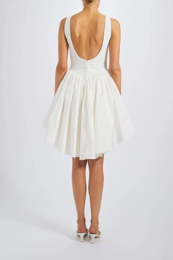 Amsale Little White Dress #LW267 #2 default backface vertical thumbnail