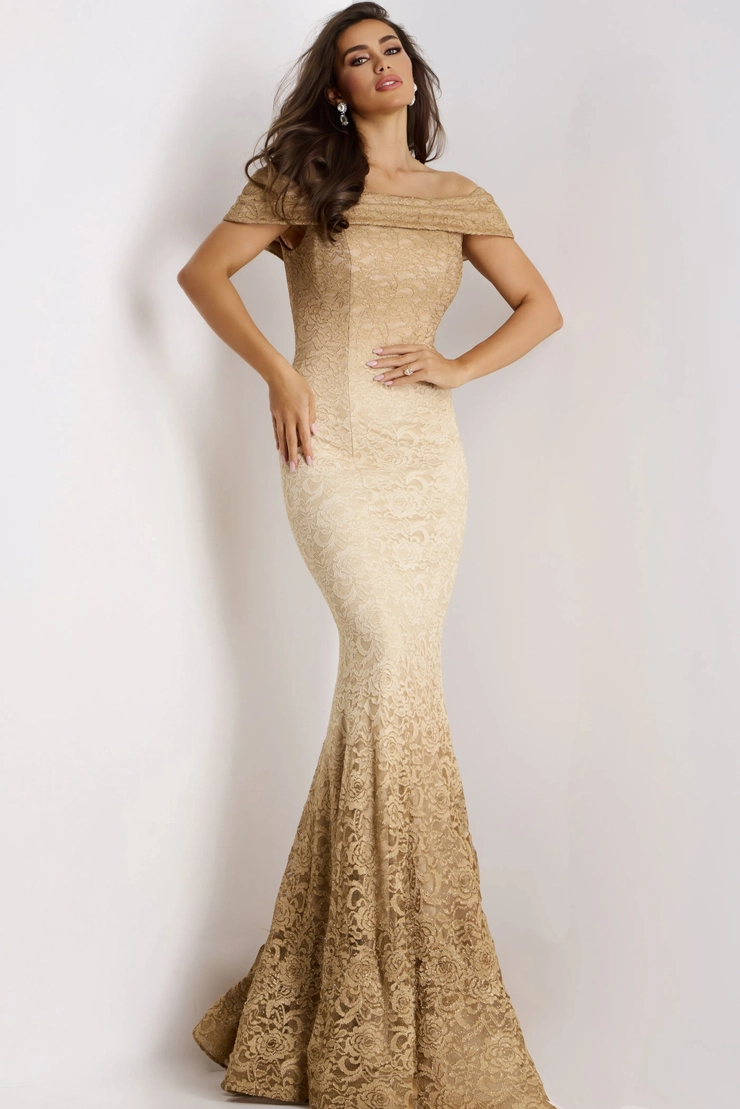 Jovani Style #44417 #0 default Gold frontface vertical picture