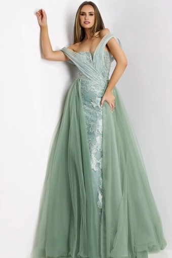 Jovani Style #44591 $2 Sage frontface vertical thumbnail