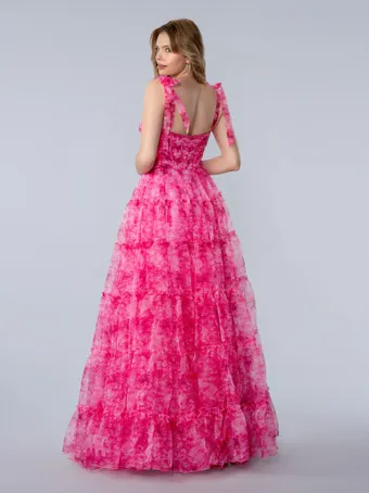 Stella Couture 26152   Tiered Ballgown with Sweetheart Neckline and Tie Straps #1 default backface vertical thumbnail