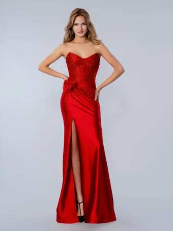 Stella Couture 26155   Strapless Mermaid Gown with Sequin Bodice and Slit #1 frontface vertical thumbnail