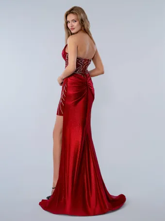 Stella Couture 26156   Glamorous Strapless Formal Gown with High Slit & Beading #2 default backface vertical thumbnail