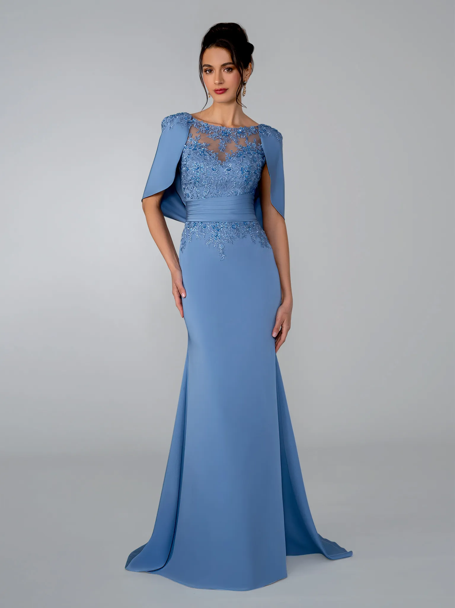 dress with shimmer Plus-Size Strapless Sparkly Lace A-Line Wedding Buttons Shirt collar styles for Color:Brown/Cognac satin-chiffon
