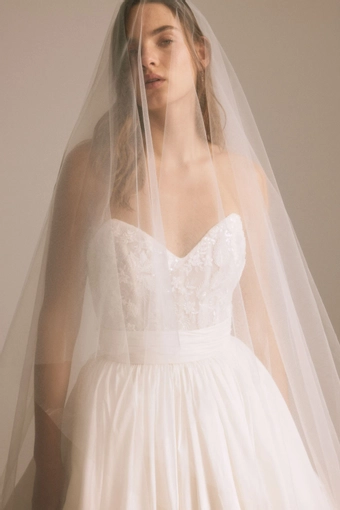 Nouvelle Amsale #Pepper Veil #6 frontface vertical cropped thumbnail