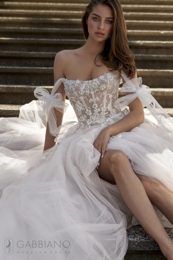 Gabbiano Bridal J1345 #3 frontface vertical cropped thumbnail