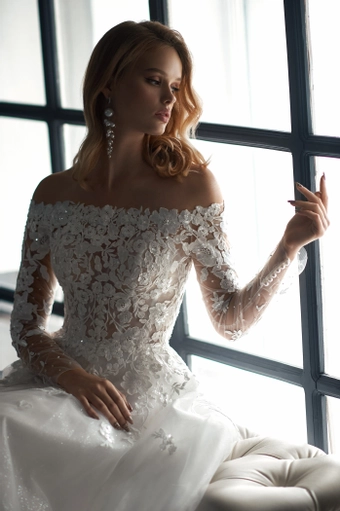 Gabbiano Bridal J7416 #3 frontface vertical cropped thumbnail