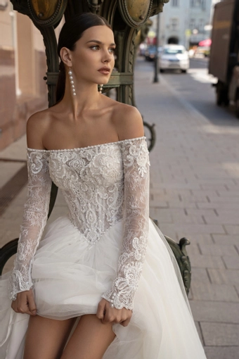 Gabbiano Bridal J7534 #3 frontface vertical cropped thumbnail