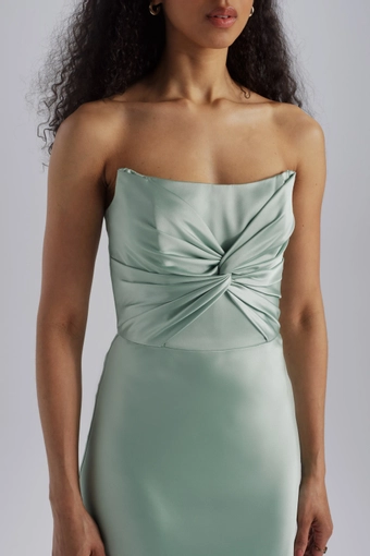 Amsale Bridesmaids #GB343S #4 frontface vertical cropped thumbnail