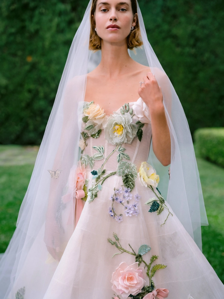 monique wedding dress designer Fall 2024 Bridal Lookbook Monique Lhuillier