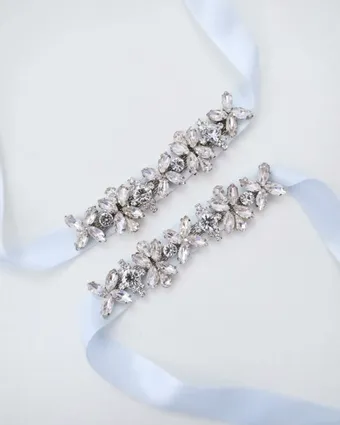 Floral Rhinestones Strap Kailee P #1 vertical thumbnail