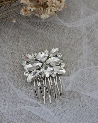 Rectangular Mini Hair Comb Kailee P #0 vertical thumbnail
