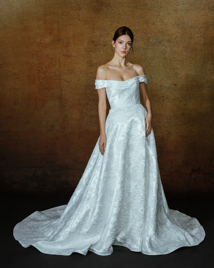 blair blue wedding dress Calla Blanche Blair 120210