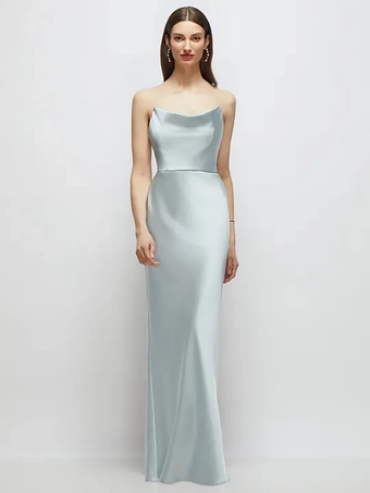 Thread TH142 Goddess Charmeuse Cowl Neck Maxi #0 default frontface vertical thumbnail