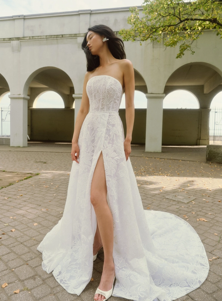 エリザモン オーウェン ドレッドノート パラレル リミテッド Alyne by Rita Vinieris | Angel Rivera Bridal Atelier - Cynthia