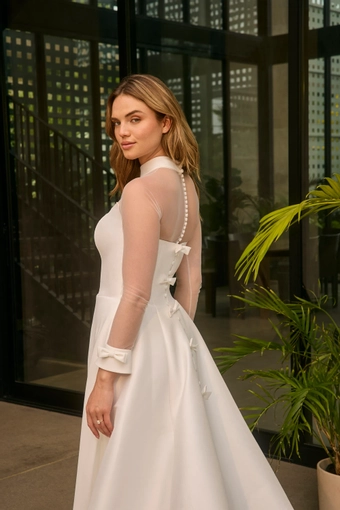 Style BD003 Marcelyn Bodysuit Mikado #1 default backface vertical thumbnail