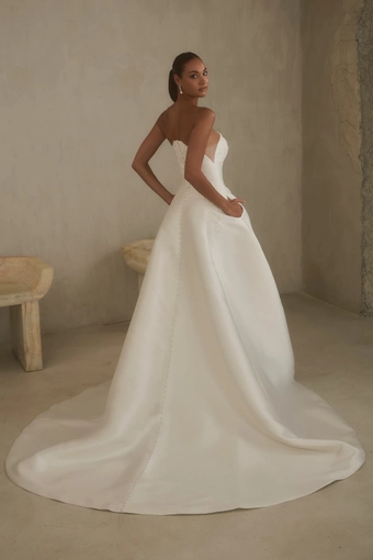 Casablanca Bridal Hadley #1 backface vertical thumbnail