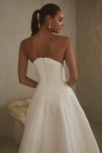 Casablanca Bridal Hadley #4 backface vertical cropped thumbnail