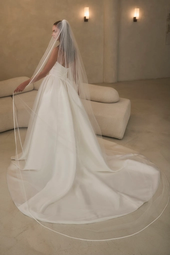 Casablanca Bridal Halston #6 backface vertical thumbnail