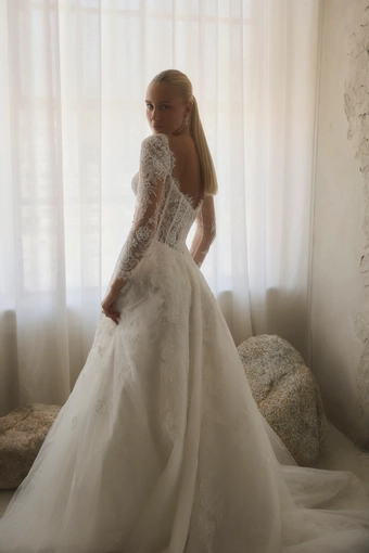 Casablanca Bridal Emmaline #5 backface vertical cropped thumbnail