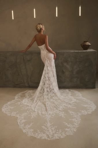 Casablanca Bridal Darcy #3 backface vertical thumbnail