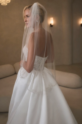 Casablanca Bridal Nicoletta #6 backface vertical cropped thumbnail