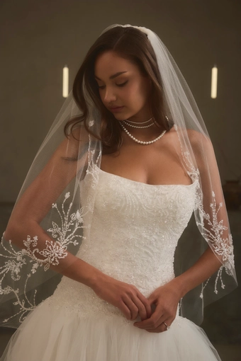 Style 2639V Kahlan Veil #0 default frontface vertical thumbnail