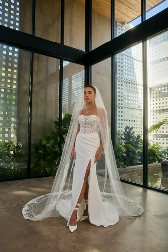 Style BL498V Cinta Veil #1 frontface vertical thumbnail