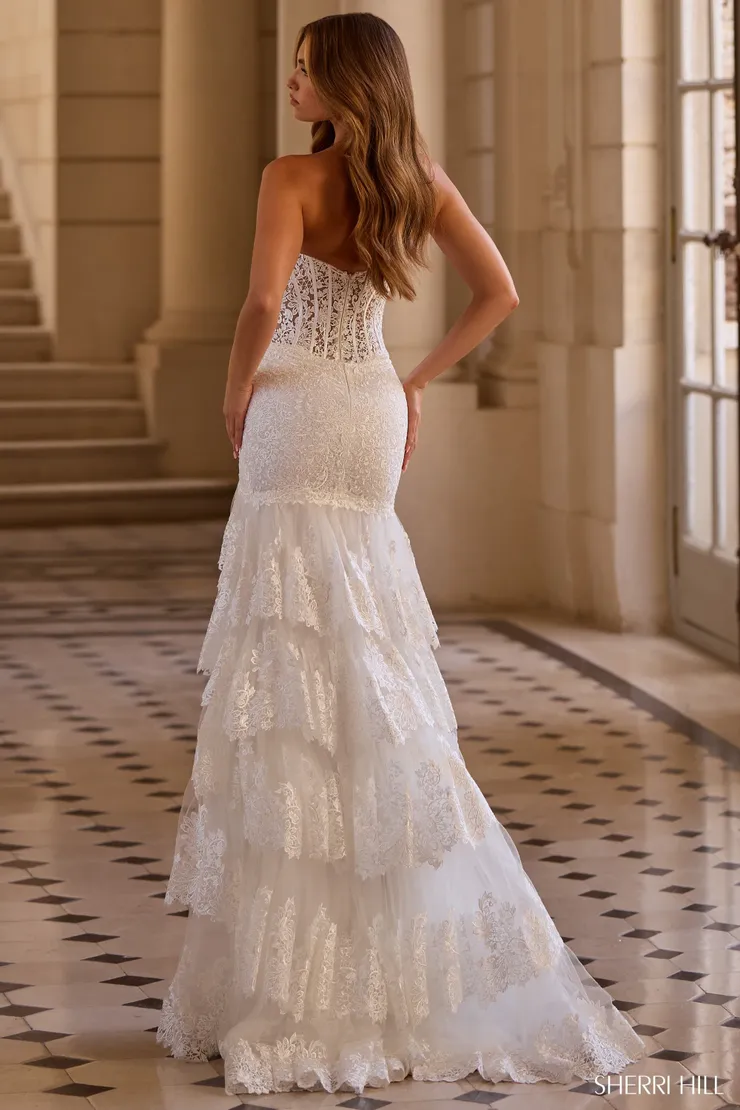 Sherri Hill 57646 #1 default Ivory backface vertical picture
