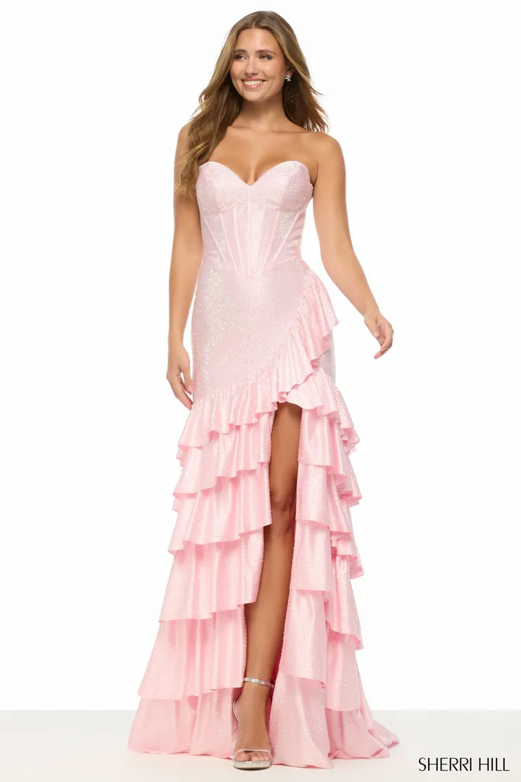 Sherri Hill 57695 #0 default Pink frontface vertical picture