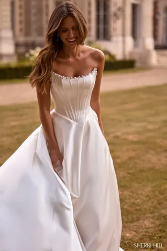 Sherri Hill 57742 $2 Ivory frontface vertical cropped thumbnail