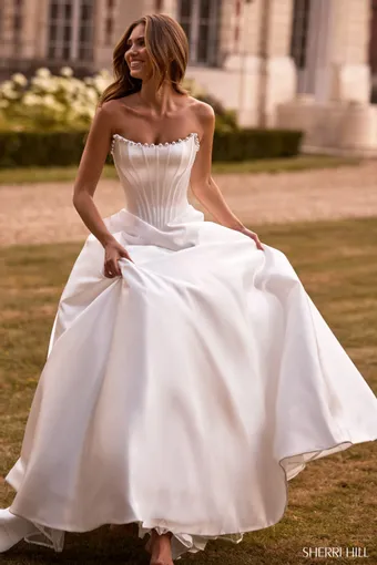 Sherri Hill 57742 $0 default Ivory frontface vertical thumbnail