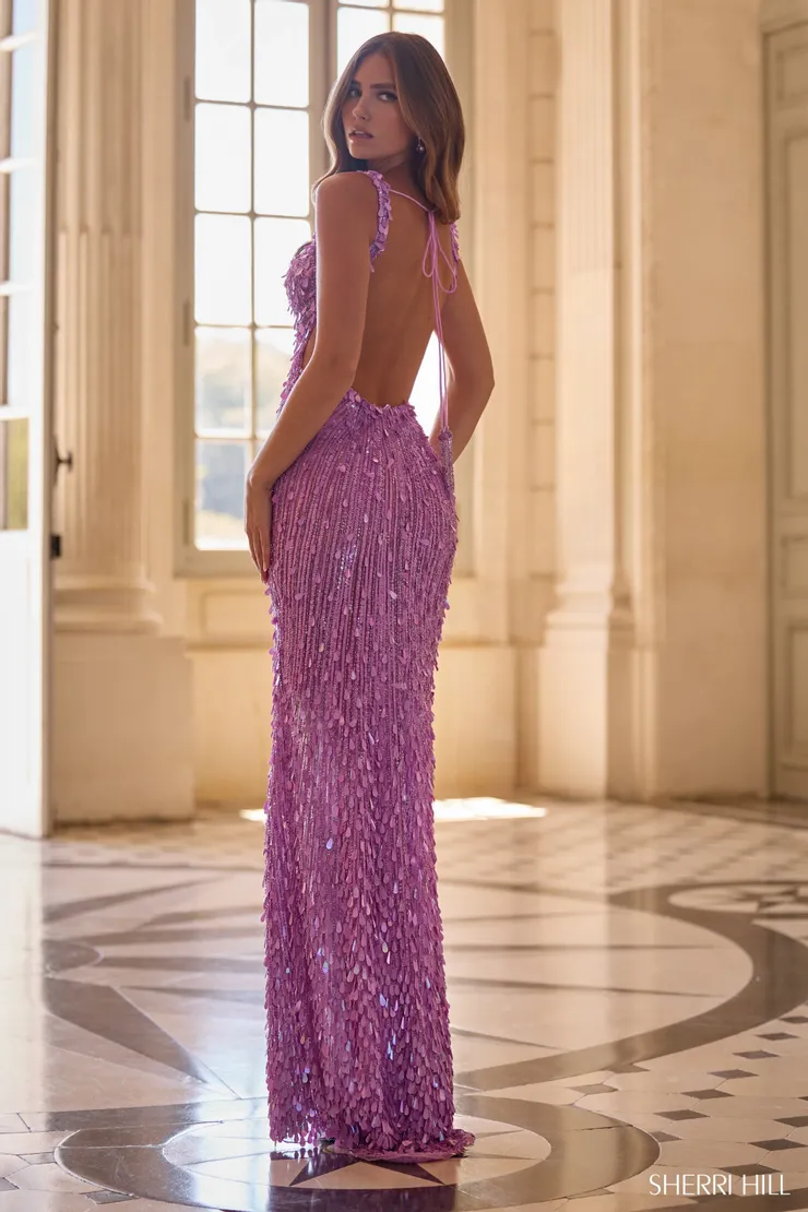 Sherri Hill Style #57770 #1 default Violet backface vertical picture
