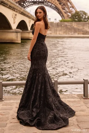 Sherri Hill Style #57792 #0 Black vertical thumbnail
