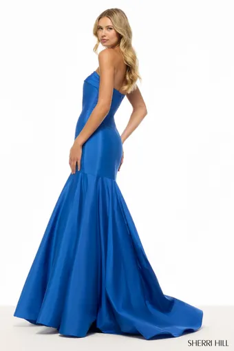 Sherri Hill 57866   Elegant Strapless Mermaid Gown - Eveningwear #2 default backface vertical thumbnail