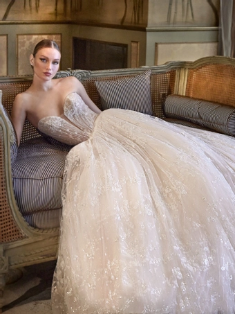 Privee by Pronovias #BRETTIA #5 frontface vertical cropped thumbnail