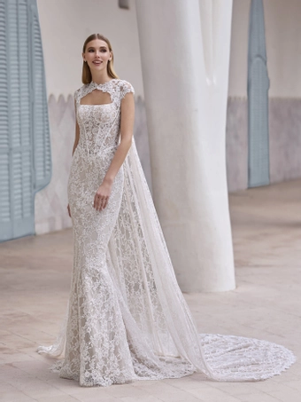 Privee by Pronovias Mott cape #0 default frontface vertical thumbnail