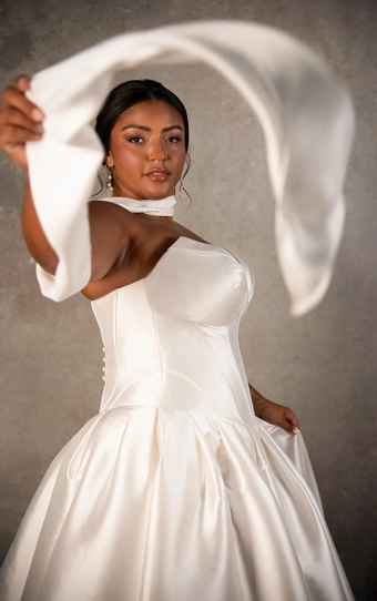 Essense of Australia Plus Size #D4410 #4 frontface vertical cropped thumbnail