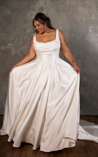 Essense of Australia Plus Size #D4418 #2 frontface vertical thumbnail